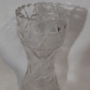 Crystal Cut Glass Vase